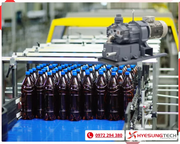 Các dòng bơm chân không phù hợp với thực phẩm