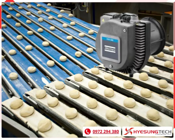bơm chân không phù hợp với thực phẩm