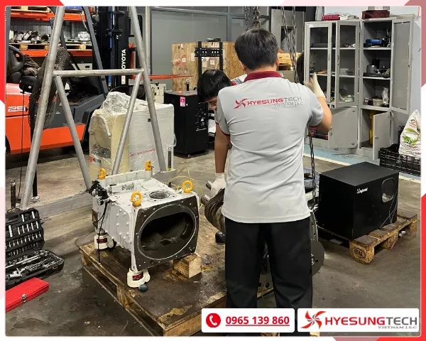 Đại tu bơm hút chân không toàn diện