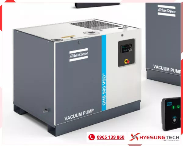 Bơm chân không tiết kiệm điện Atlas Copco GHS 900 VSD