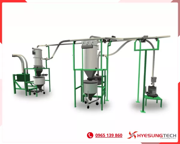 băng tải hút chân không