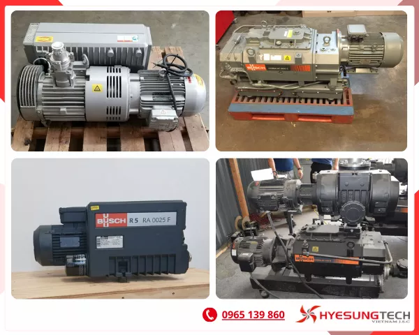 Các loại bơm Busch chúng tôi đã sửa