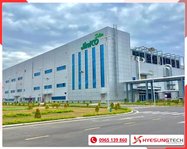 Jinko Solar tham quan Hyesungtech và đánh giá năng lực sửa bơm chân không
