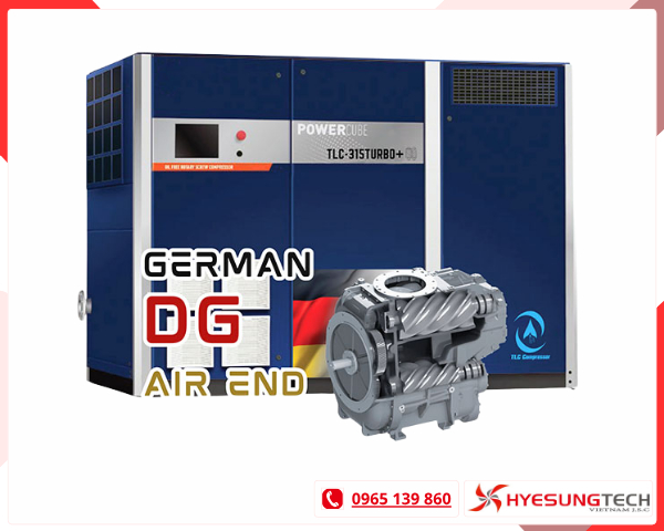 Máy nén khí trục vít hai cấp 132TURBO TLC Compressor