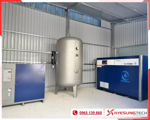 Máy nén khí trục vít hai cấp 160TURBO+ TLC Compressor