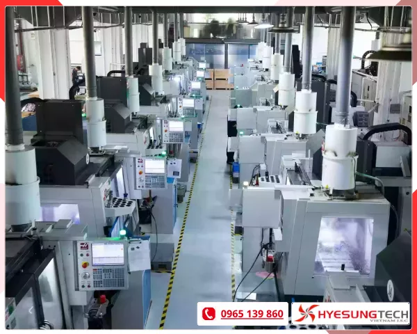 Các nhà máy CNC cần bơm chân không lưu lượng đẩy cao