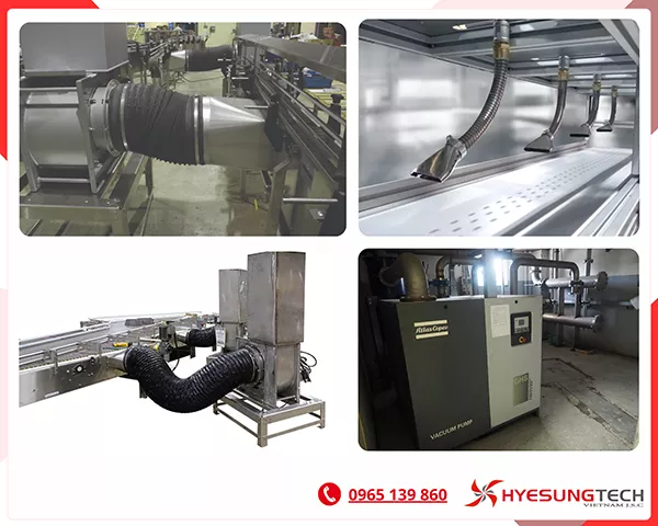 Nhu cầu sử dụng băng tải chân không