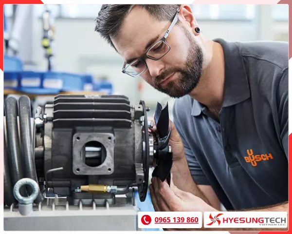 Chuyên sửa chữa bơm hút chân không Busch