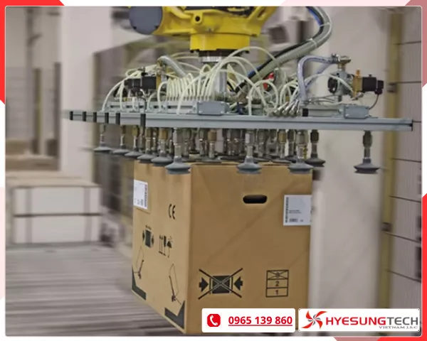 Nguyên lý robot gắp sản phẩm bằng chân không
