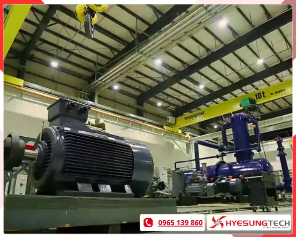 10 mẫu bơm hút chân không 132 kW công suất động cơ lớn