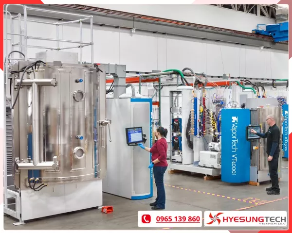 Dây chuyền mạ phủ PECVD CVD DLC và PVD
