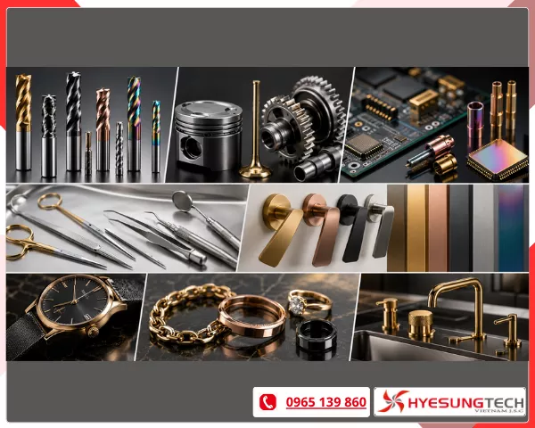 Ứng dụng của mạ PVD trong thực tế
