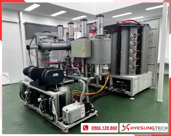 Hệ mạ dùng bơm chân không hãng Leybold
