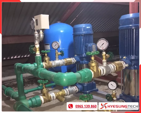Máy bơm tăng áp và máy bơm chân không giống nhau