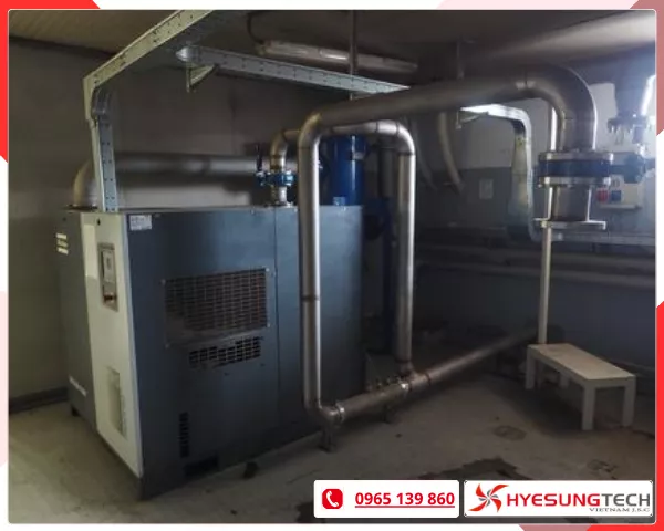 kết hợp bơm tăng áp và máy bơm chân không với nhau không