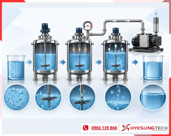 Quy trình khử khí chân không