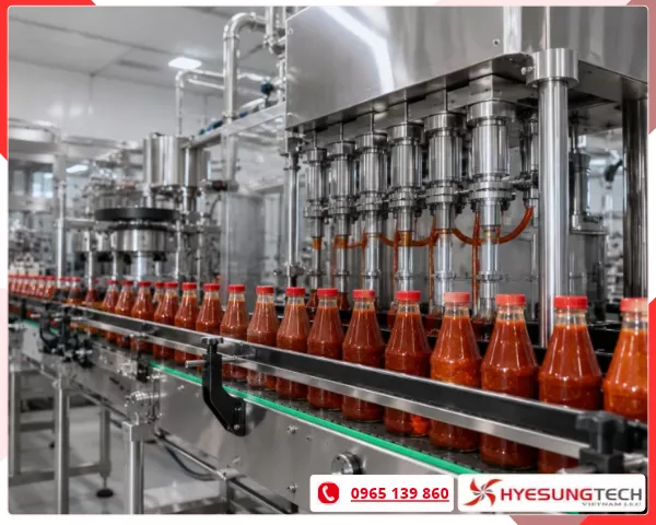 Các loại dây chuyền chiết rót tự động
