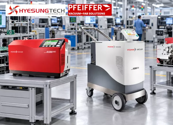 Sửa máy dò rò rỉ Pfeiffer Vacuum